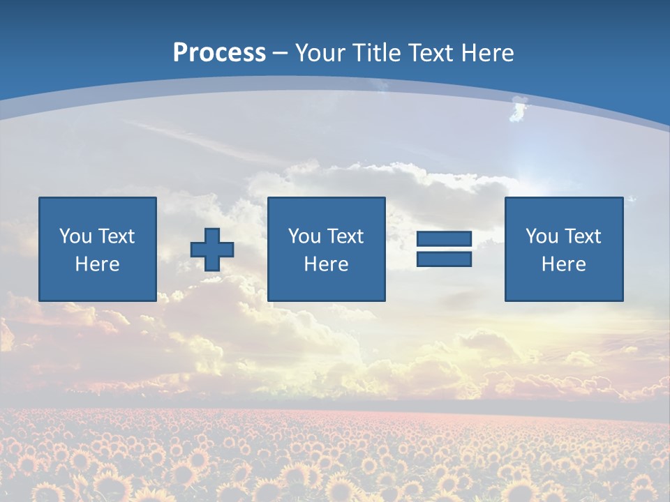 Sun Flowers PowerPoint Template