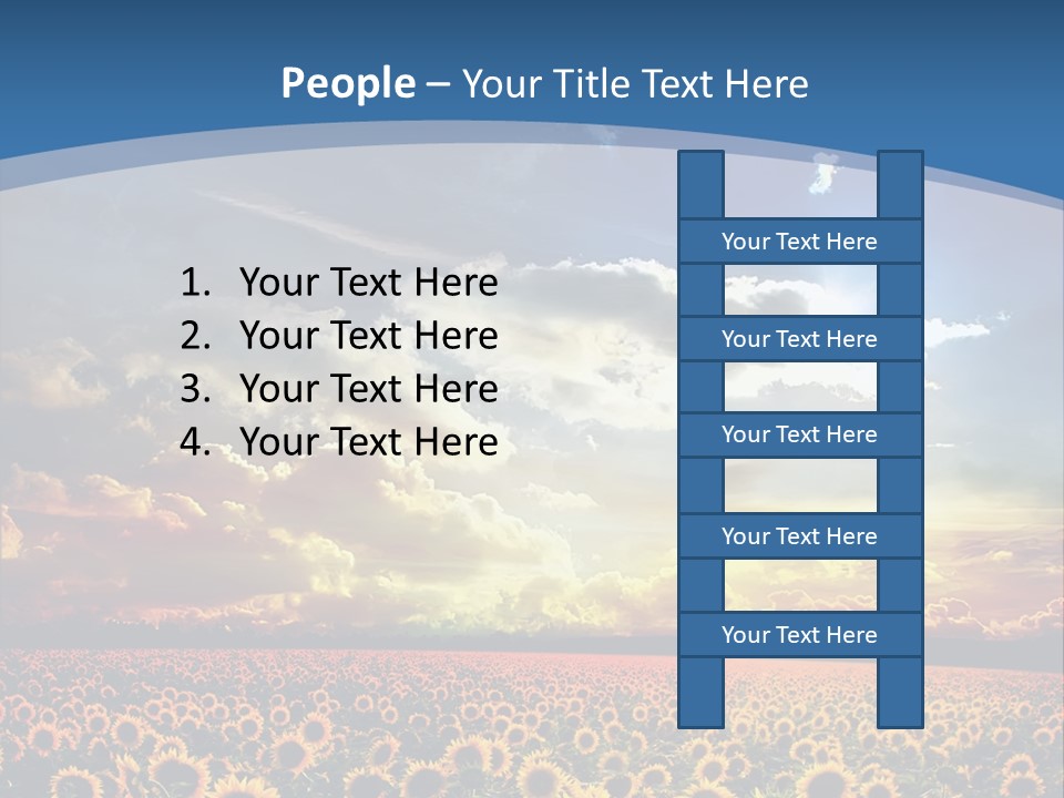 Sun Flowers PowerPoint Template