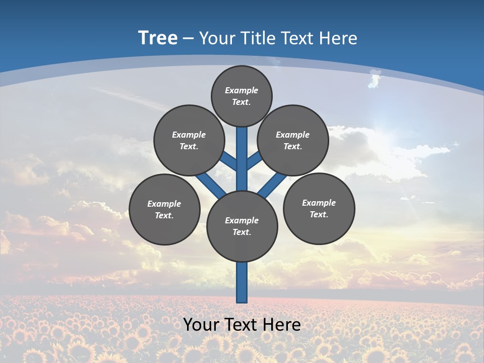 Sun Flowers PowerPoint Template