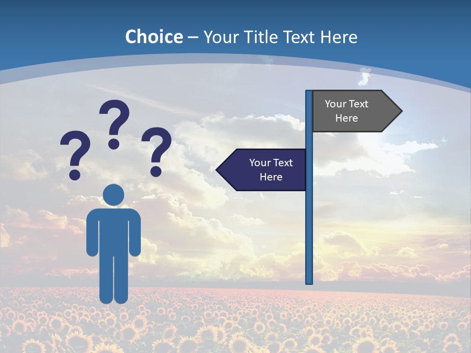 Sun Flowers PowerPoint Template