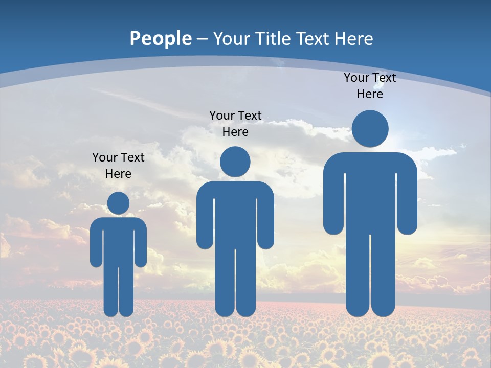 Sun Flowers PowerPoint Template