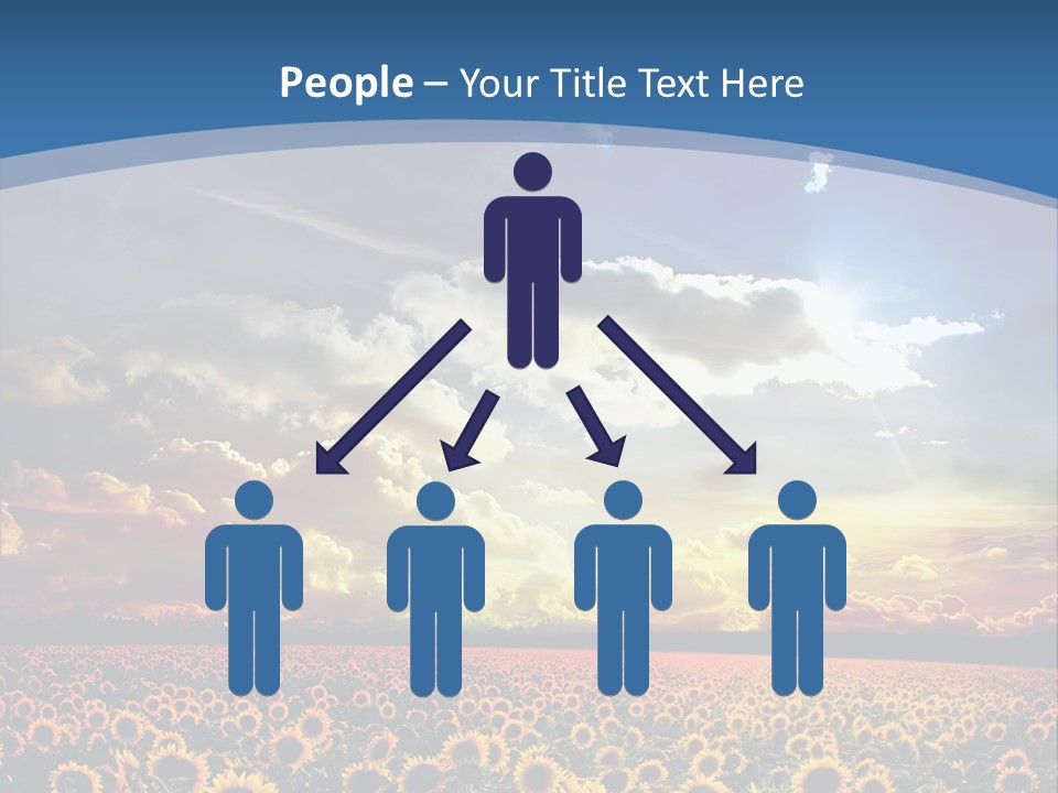 Sun Flowers PowerPoint Template