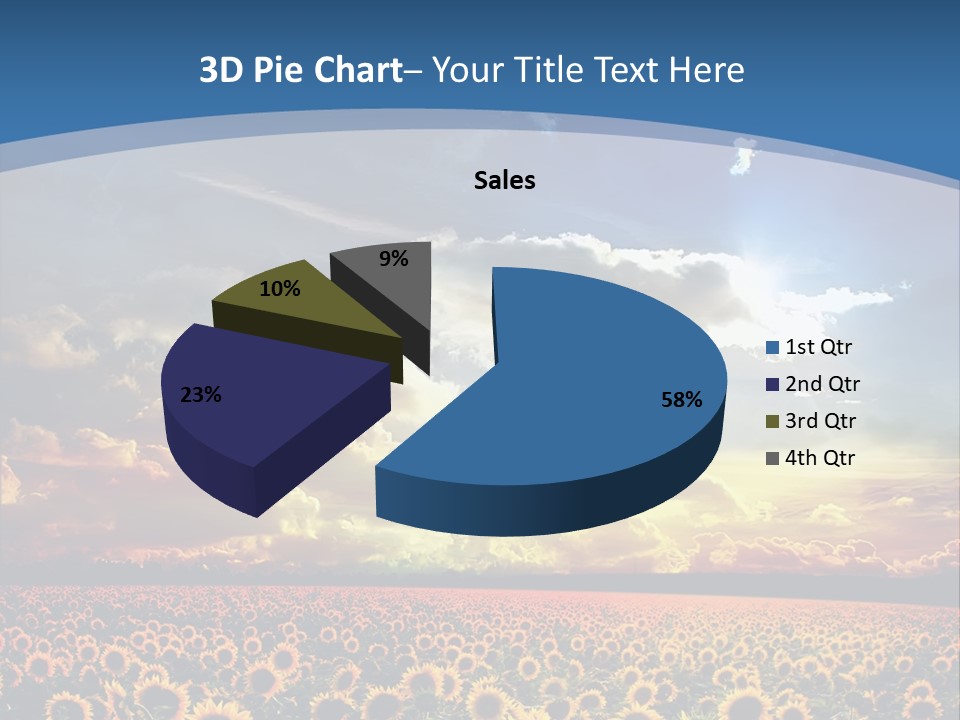 Sun Flowers PowerPoint Template