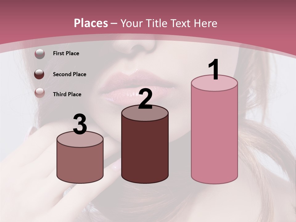 Lips Bright Healthy PowerPoint Template