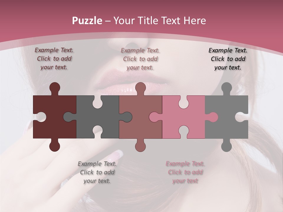 Lips Bright Healthy PowerPoint Template