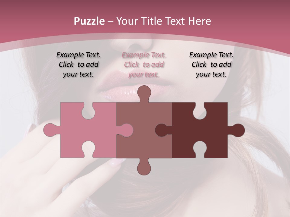 Lips Bright Healthy PowerPoint Template