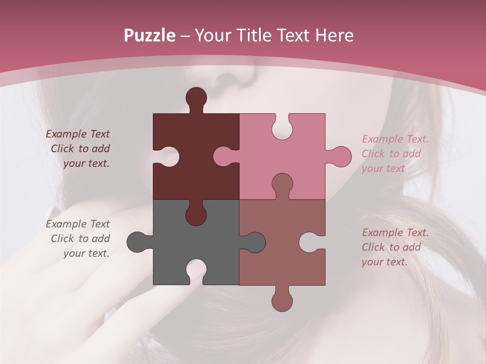 Lips Bright Healthy PowerPoint Template