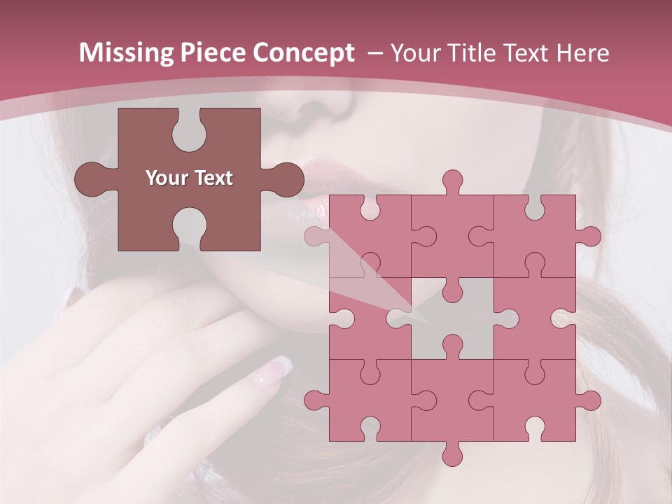 Lips Bright Healthy PowerPoint Template