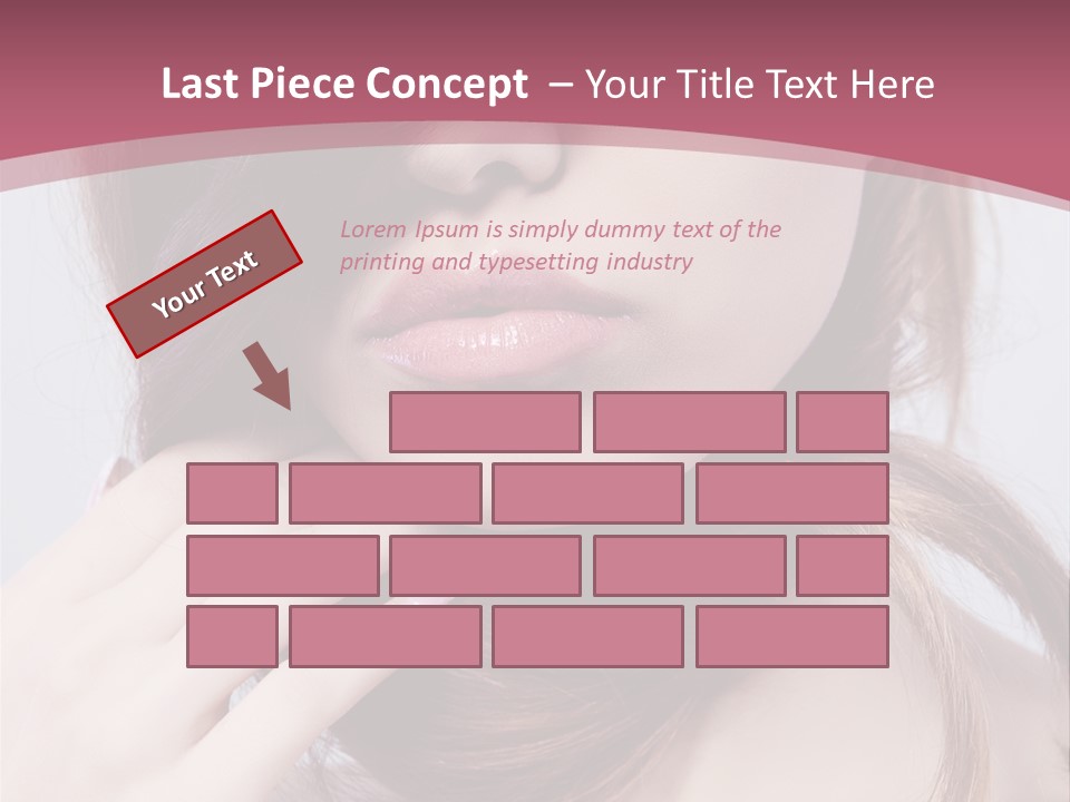 Lips Bright Healthy PowerPoint Template