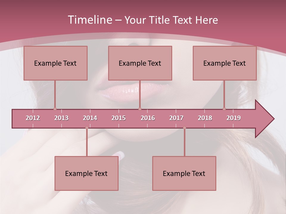 Lips Bright Healthy PowerPoint Template