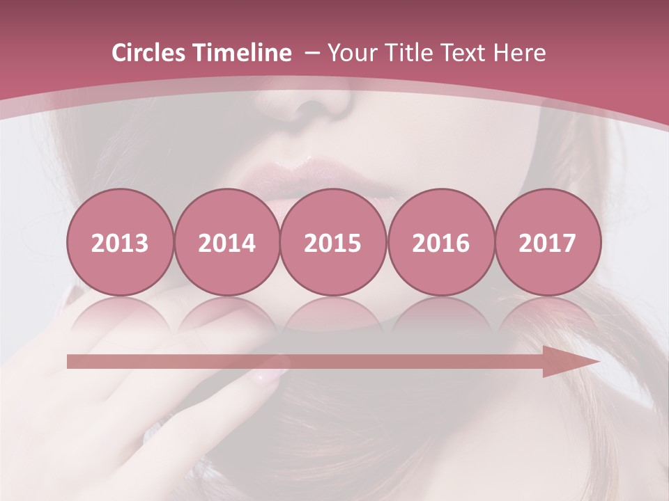 Lips Bright Healthy PowerPoint Template