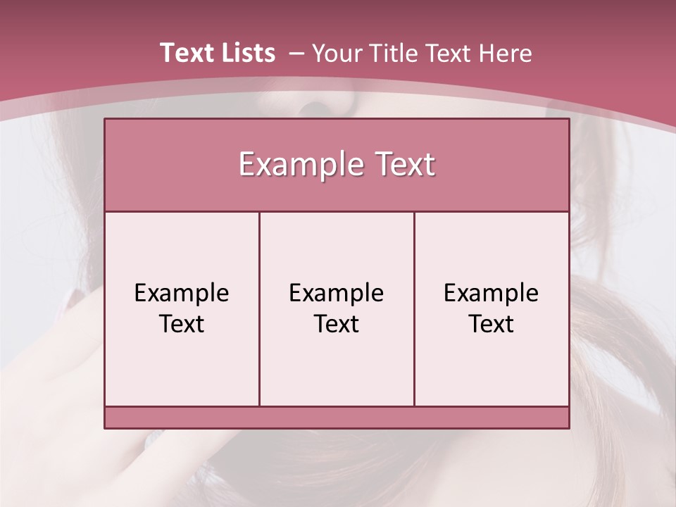 Lips Bright Healthy PowerPoint Template