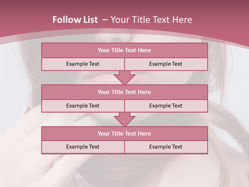 Lips Bright Healthy PowerPoint Template