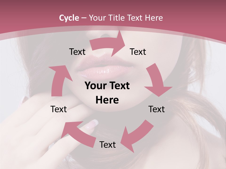 Lips Bright Healthy PowerPoint Template