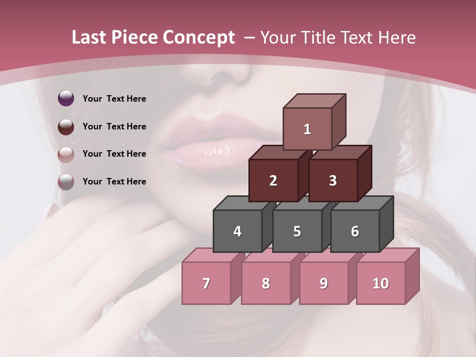 Lips Bright Healthy PowerPoint Template