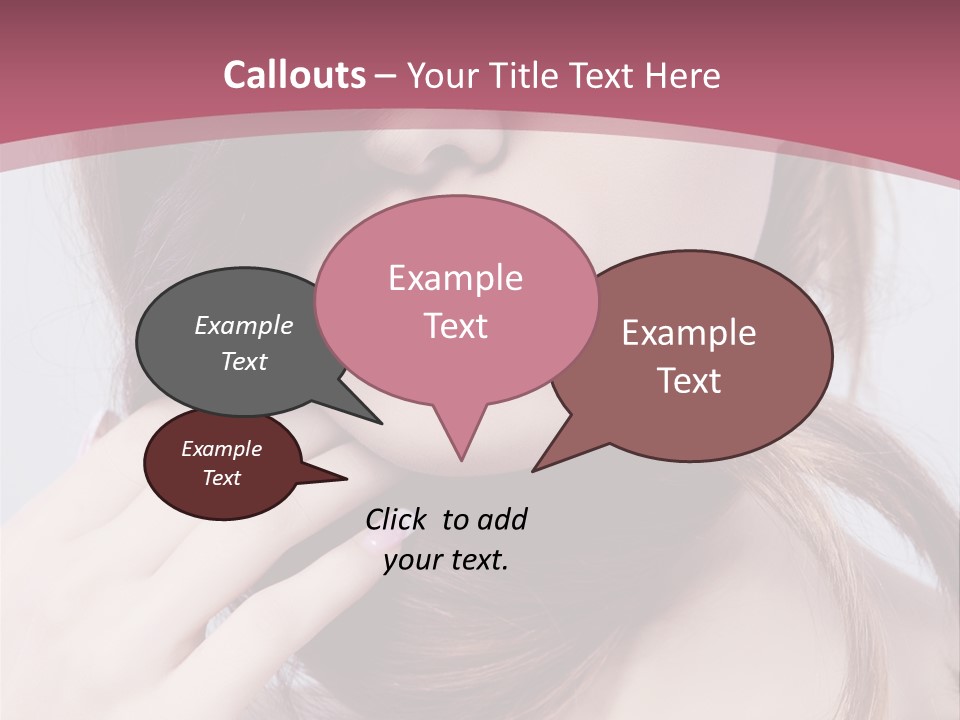 Lips Bright Healthy PowerPoint Template