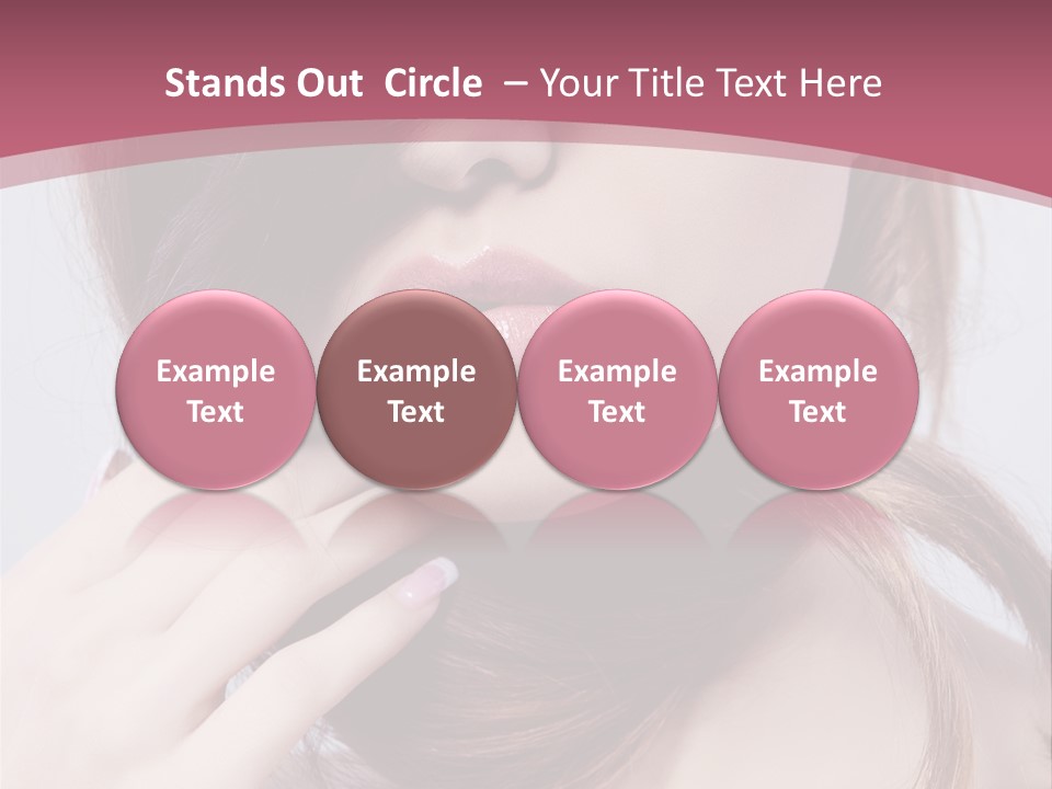 Lips Bright Healthy PowerPoint Template