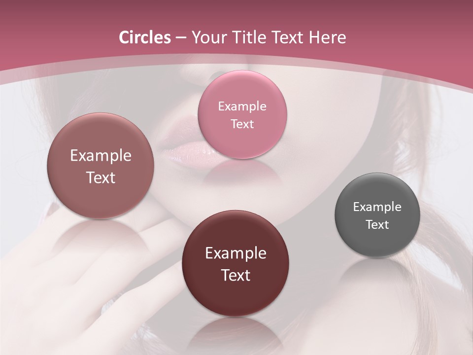 Lips Bright Healthy PowerPoint Template