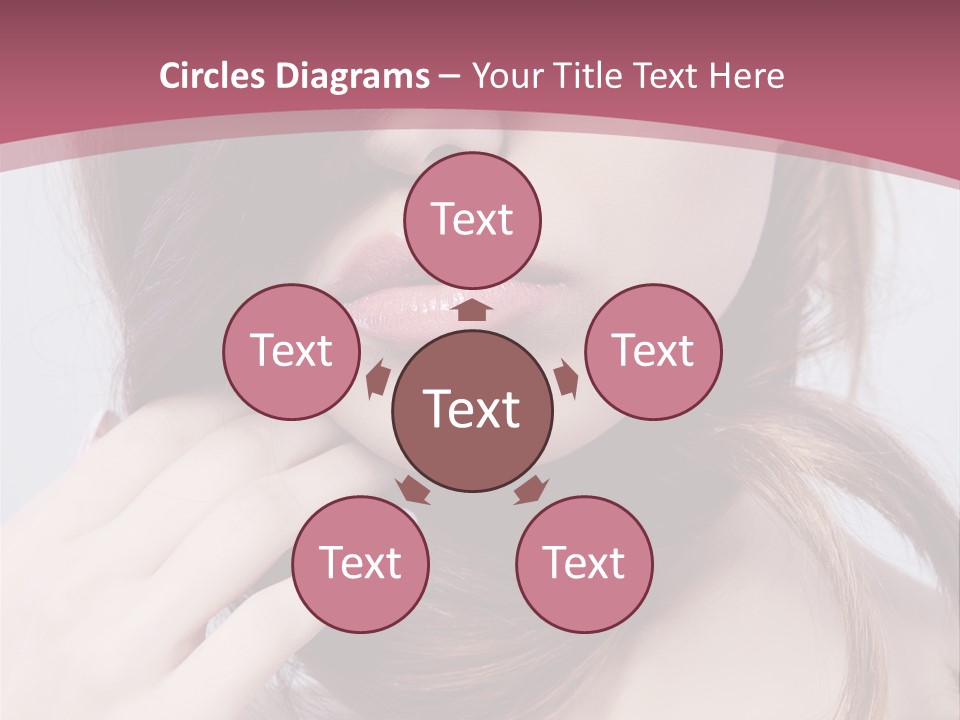 Lips Bright Healthy PowerPoint Template