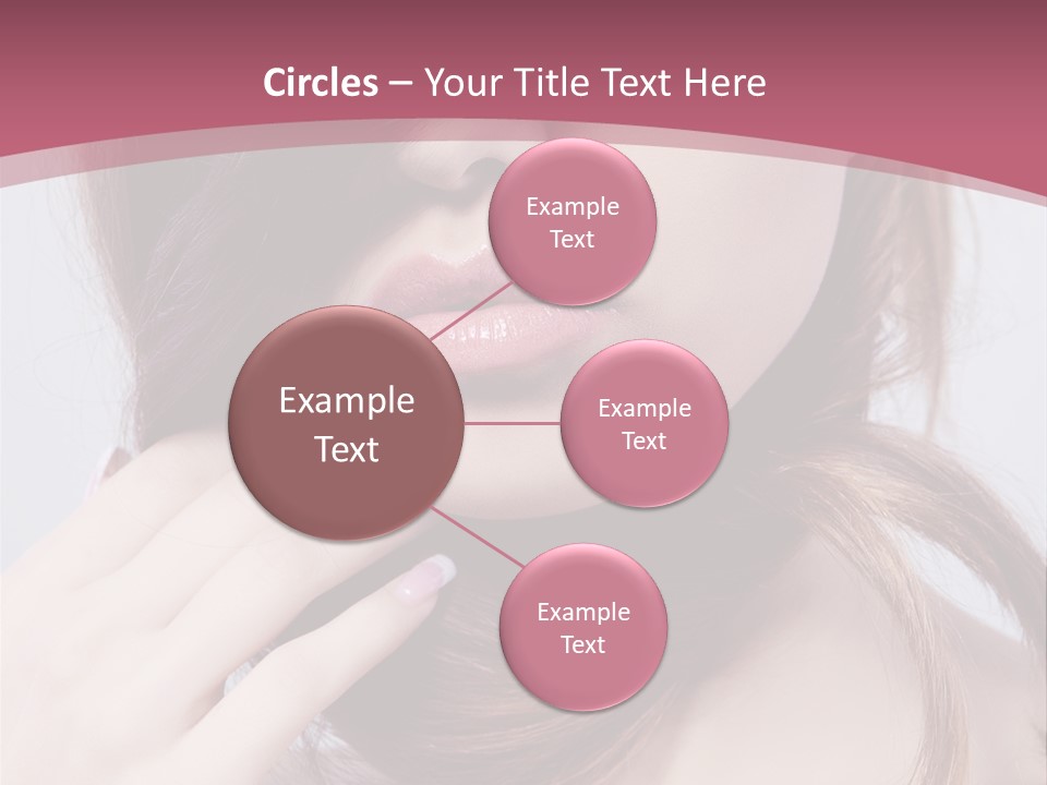 Lips Bright Healthy PowerPoint Template