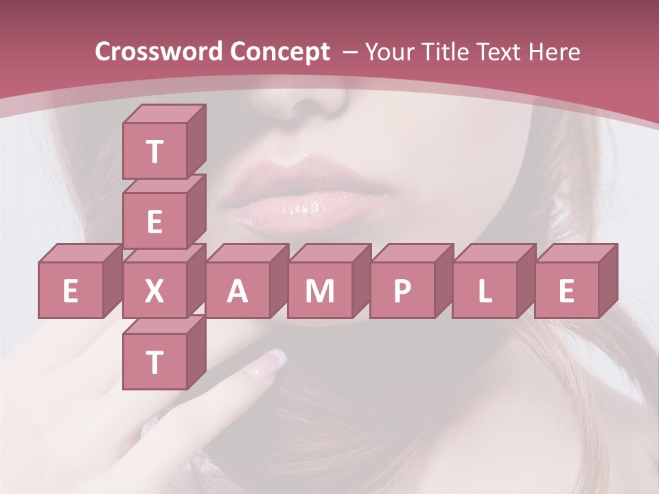 Lips Bright Healthy PowerPoint Template