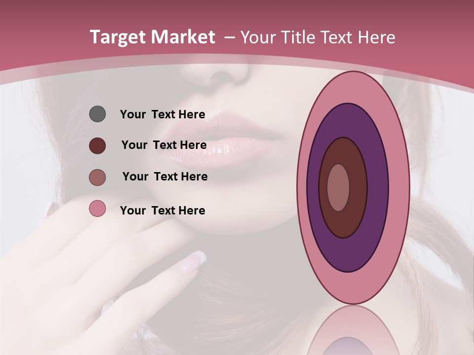 Lips Bright Healthy PowerPoint Template