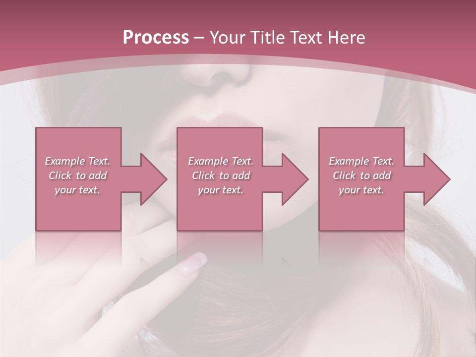 Lips Bright Healthy PowerPoint Template