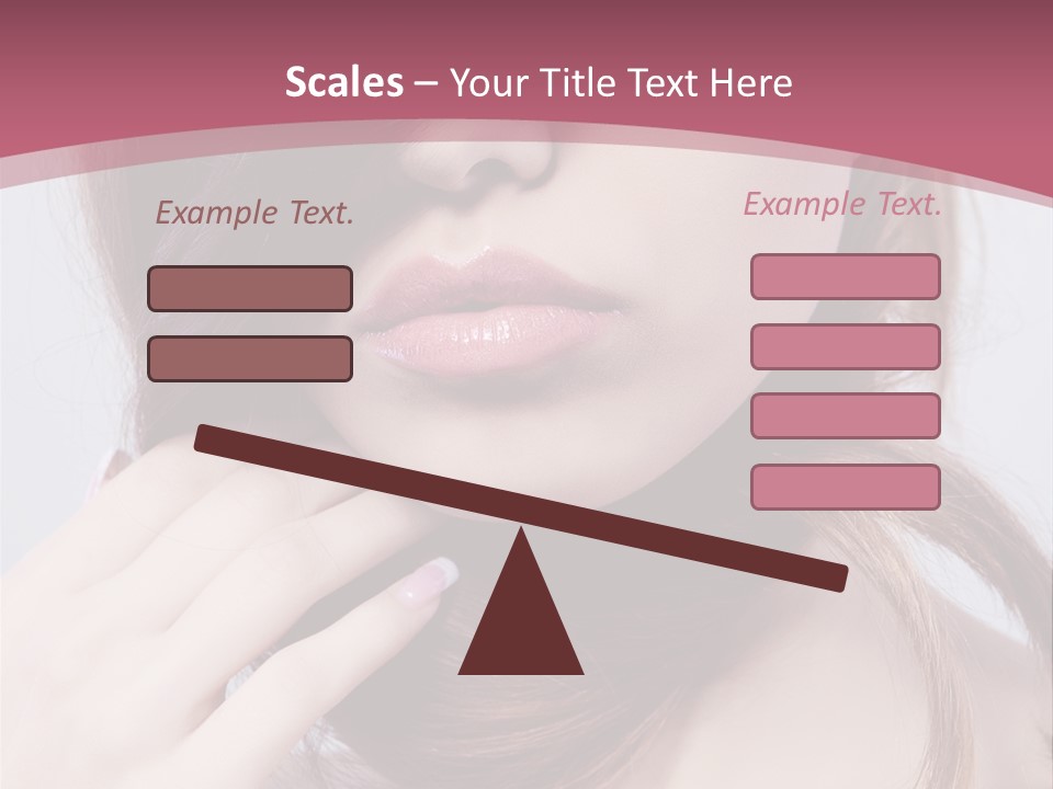 Lips Bright Healthy PowerPoint Template