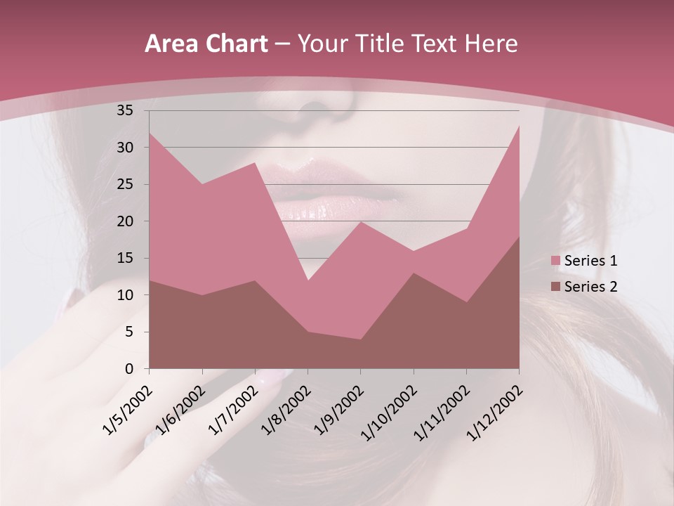 Lips Bright Healthy PowerPoint Template