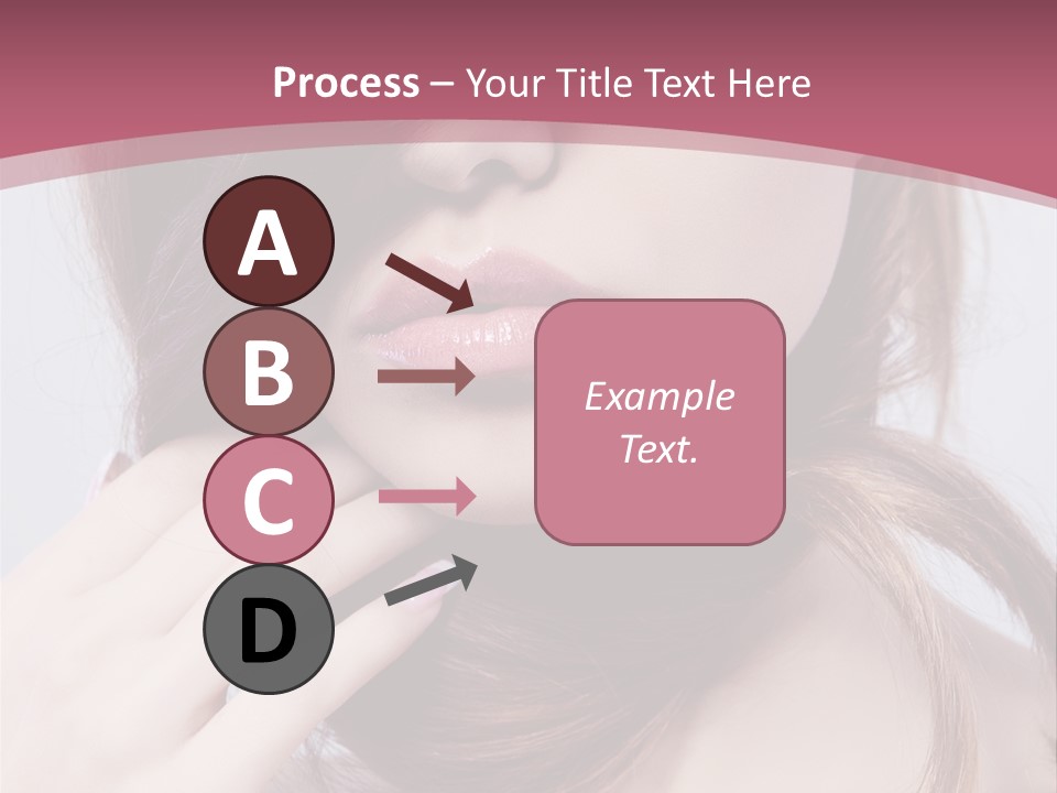 Lips Bright Healthy PowerPoint Template