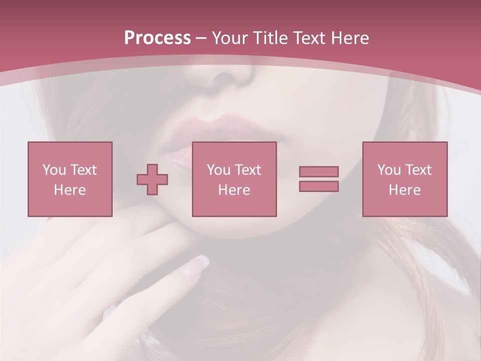 Lips Bright Healthy PowerPoint Template