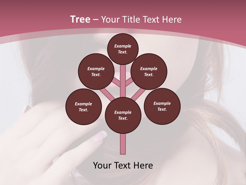 Lips Bright Healthy PowerPoint Template