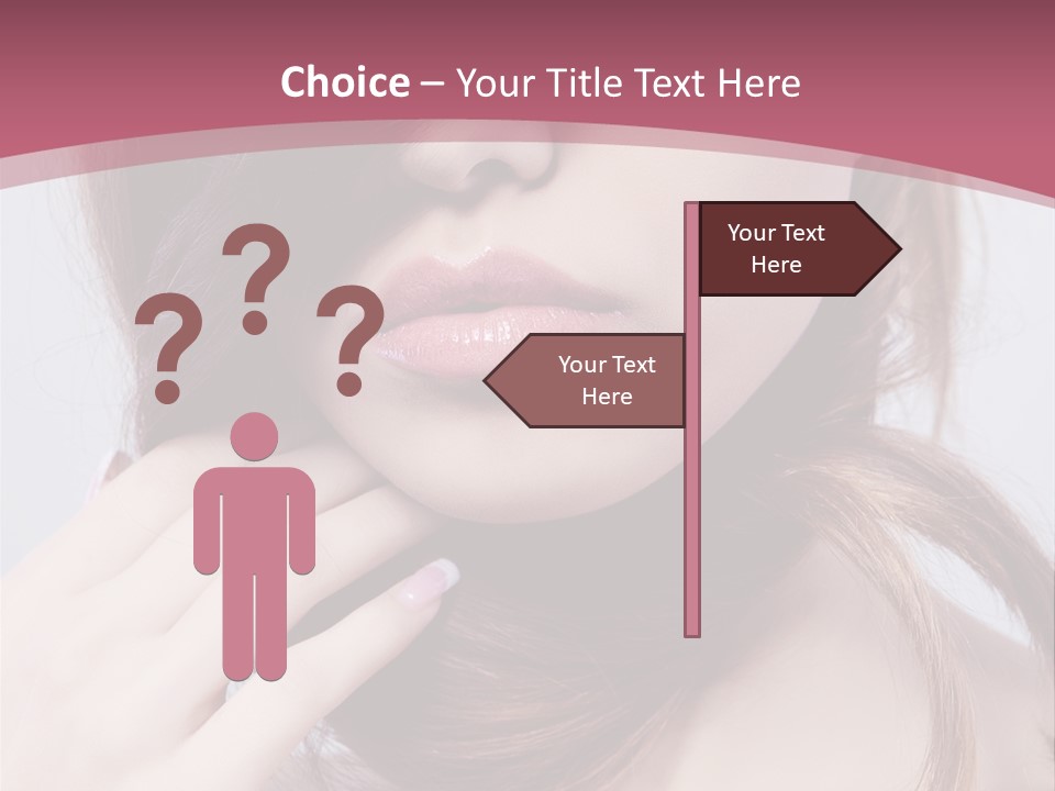 Lips Bright Healthy PowerPoint Template
