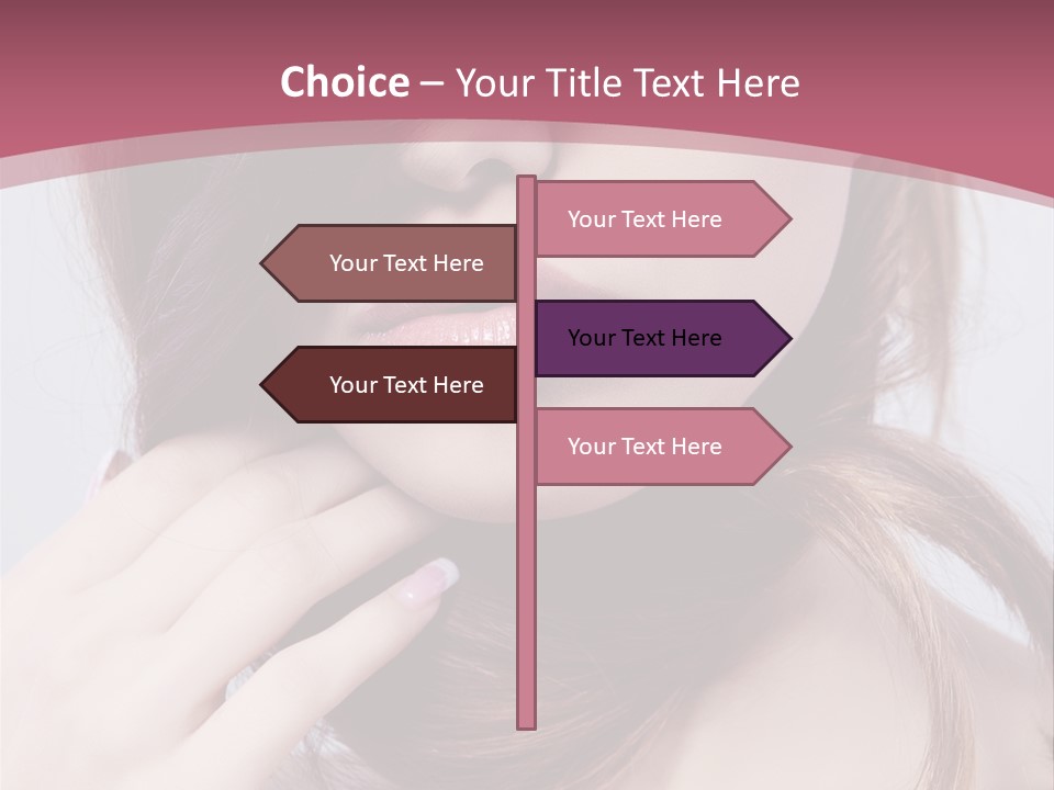 Lips Bright Healthy PowerPoint Template