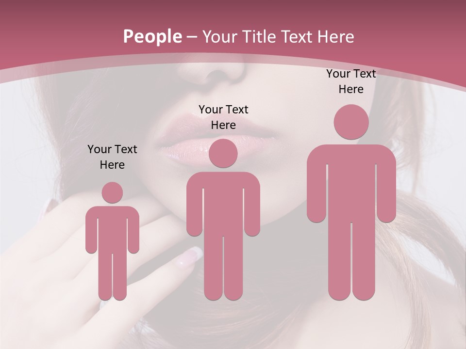 Lips Bright Healthy PowerPoint Template