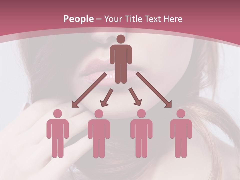 Lips Bright Healthy PowerPoint Template