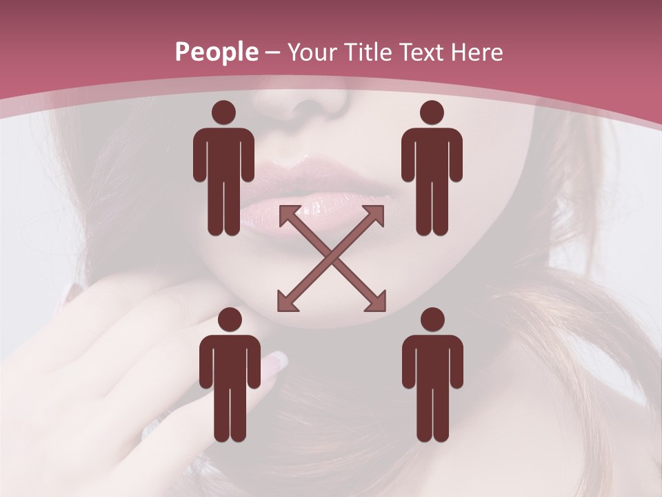 Lips Bright Healthy PowerPoint Template