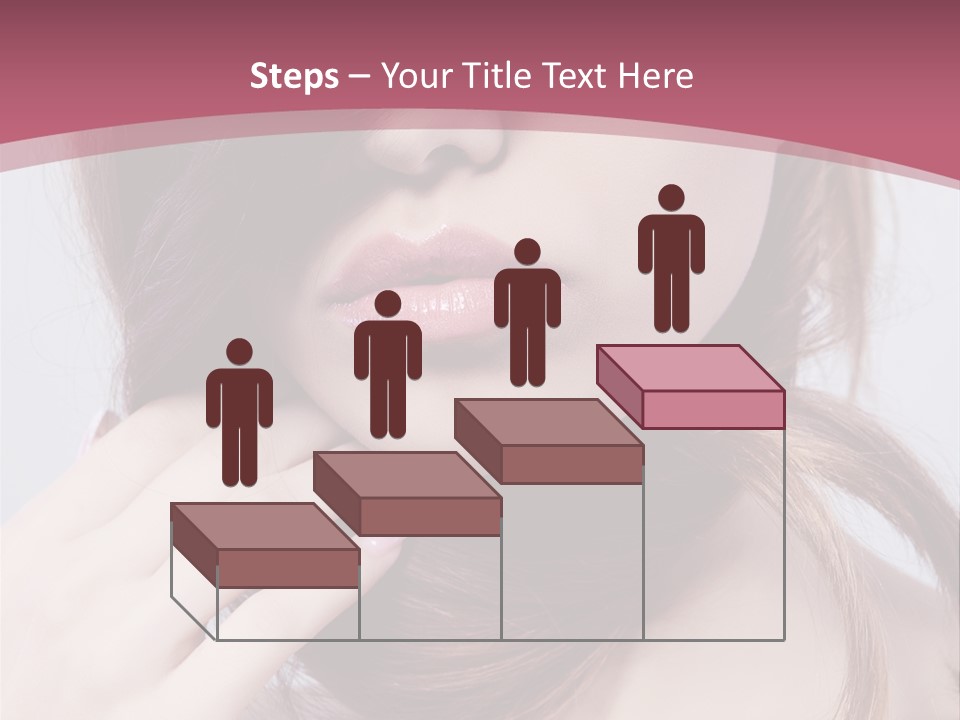 Lips Bright Healthy PowerPoint Template