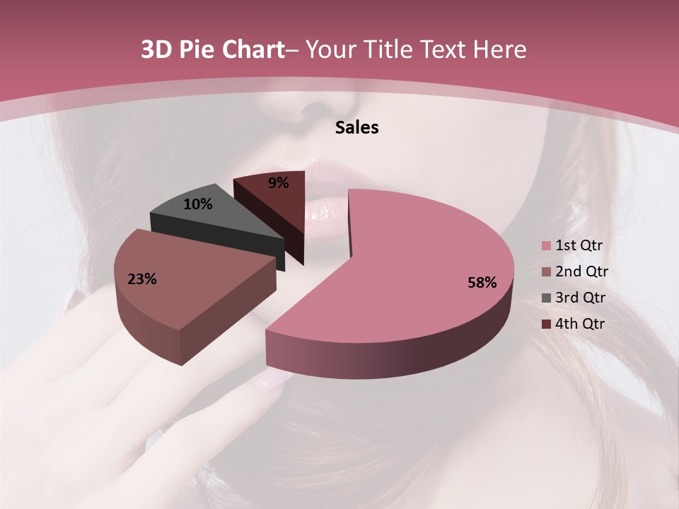 Lips Bright Healthy PowerPoint Template