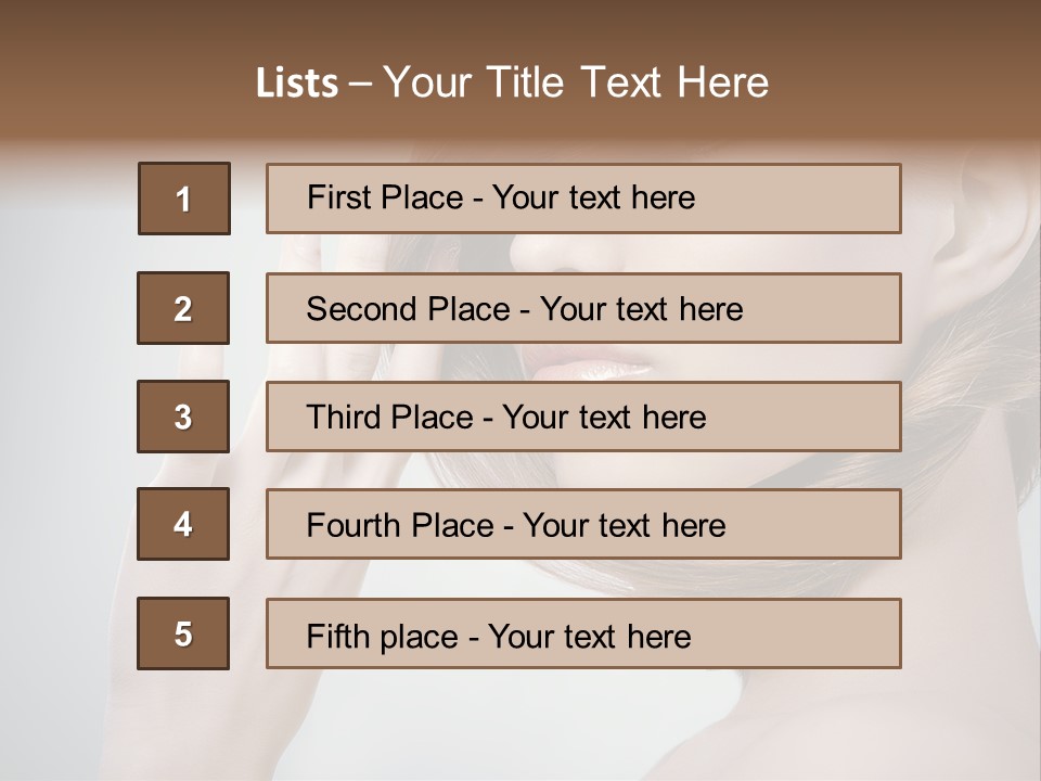 Hair Care L Oreal PowerPoint Template