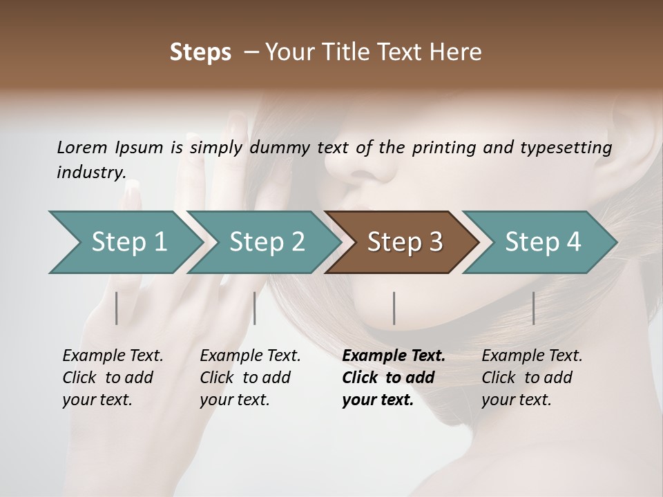 Hair Care L Oreal PowerPoint Template