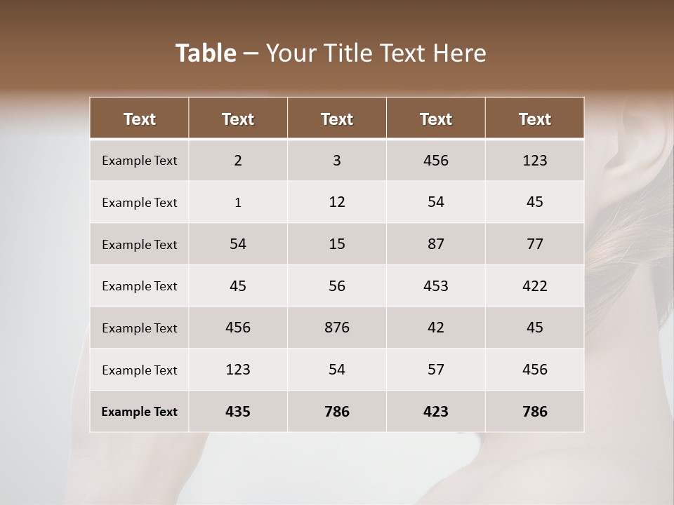 Hair Care L Oreal PowerPoint Template