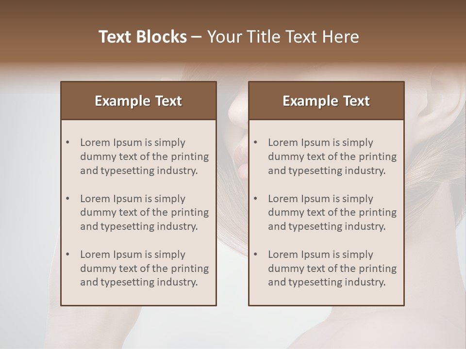 Hair Care L Oreal PowerPoint Template