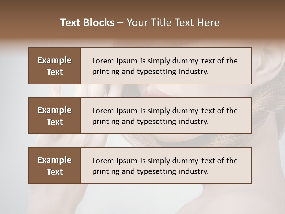 Hair Care L Oreal PowerPoint Template