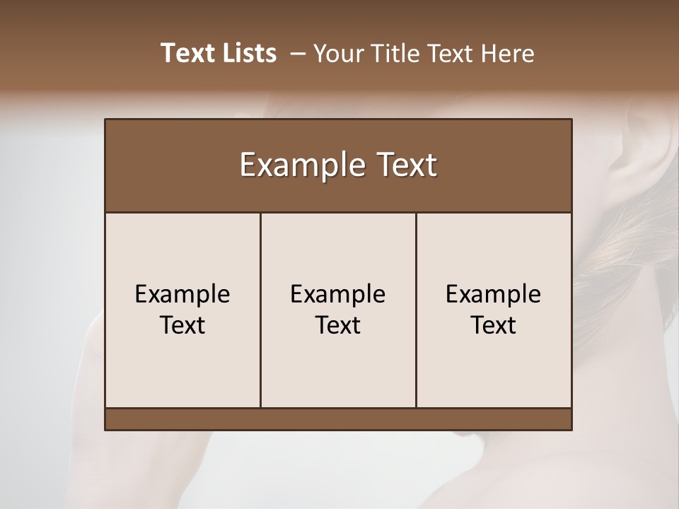 Hair Care L Oreal PowerPoint Template