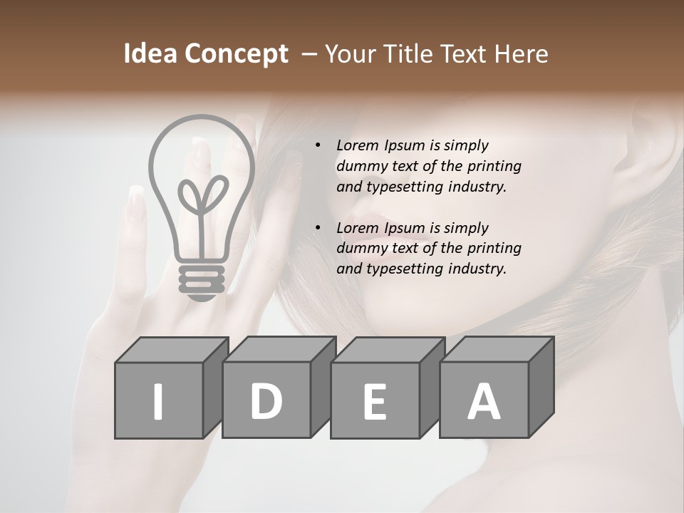 Hair Care L Oreal PowerPoint Template