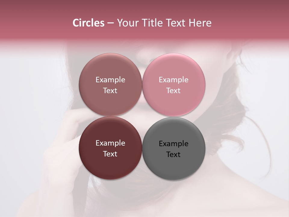 Girls Face Hd PowerPoint Template
