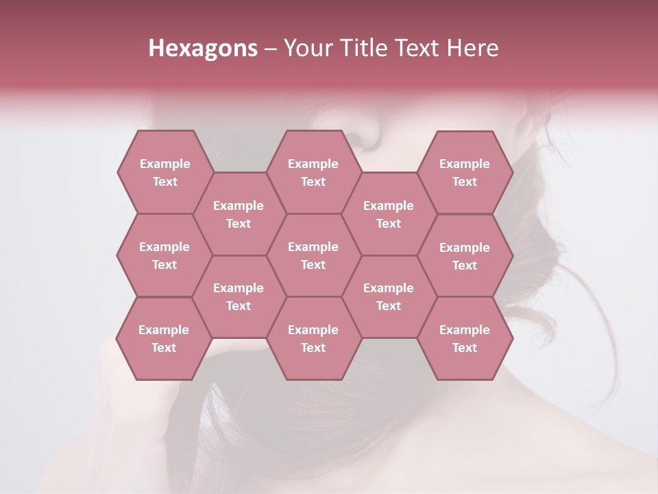 Girls Face Hd PowerPoint Template