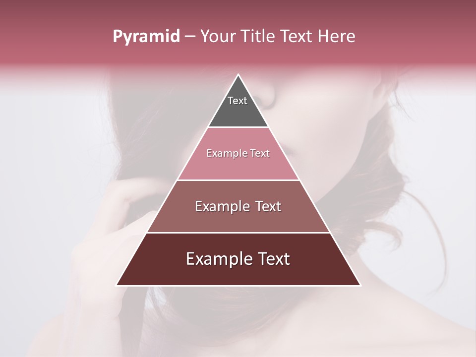 Girls Face Hd PowerPoint Template