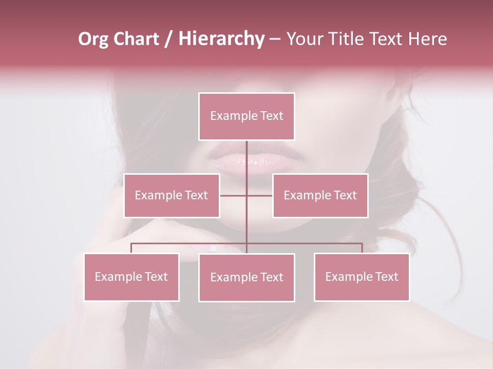 Girls Face Hd PowerPoint Template